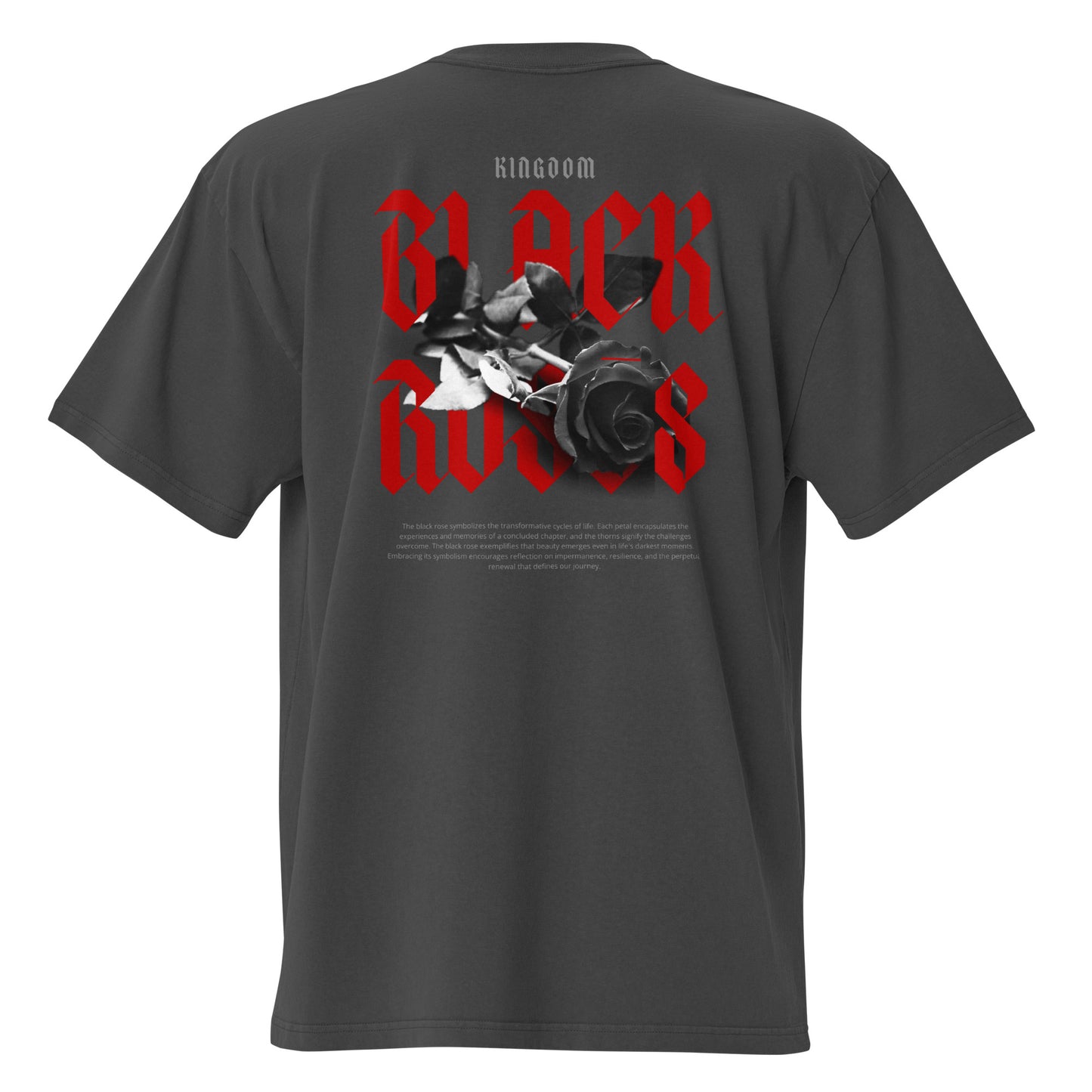 Black Roses Oversized Tee