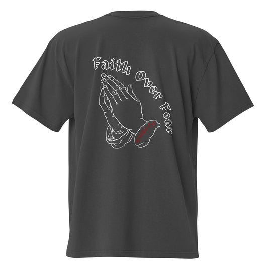 Faith Over Fear Oversized Tee